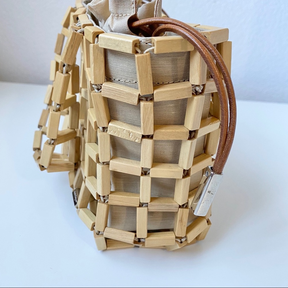 Sold@ebay Vintage Rare Ferragamo Bamboo Handbag - Picture 2 of 14